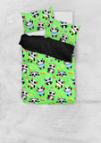 Cute Pandas Design #1 Duvet Cover Set (Green) - FREE SHIPPING Cute Pandas Design #1 Duvet Cover Set (Green) - FREE SHIPPING