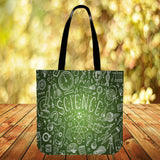 Science Chalkboard Cloth Tote Science Chalkboard Cloth Tote