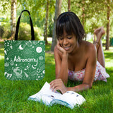 Astronomy Chalkboard Cloth Tote Astronomy Chalkboard Cloth Tote