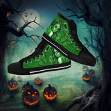Calavera Fresh Look Design #2 Women's High Tops - Black Soles Calavera Fresh Look Design #2 Women's High Tops - Black Soles