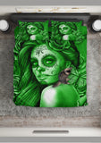 Calavera Fresh Look Design #2 Duvet Cover Set (Green Lime Rose) - FREE SHIPPING Calavera Fresh Look Design #2 Duvet Cover Set (Green Lime Rose) - FREE SHIPPING