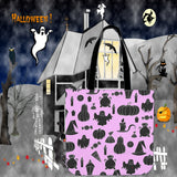 Halloween Icons Halloween Trick Or Treat Cloth Tote Goody Bag (Light Pink) Halloween Icons Halloween Trick Or Treat Cloth Tote Goody Bag (Light Pink)