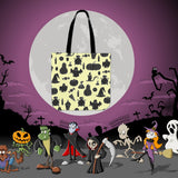 Halloween Icons Halloween Trick Or Treat Cloth Tote Goody Bag (Light Yellow) Halloween Icons Halloween Trick Or Treat Cloth Tote Goody Bag (Light Yellow)