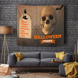 Halloween Party Design #2 - Halloween Wall Tapestry - FREE SHIPPING Halloween Party Design #2 - Halloween Wall Tapestry - FREE SHIPPING