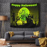 Happy Halloween Design #2 - Halloween Wall Tapestry - FREE SHIPPING Happy Halloween Design #2 - Halloween Wall Tapestry - FREE SHIPPING