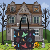 Hats & Spiders Halloween Trick Or Treat Cloth Tote Goody Bag Hats & Spiders Halloween Trick Or Treat Cloth Tote Goody Bag