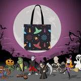 Hats & Spiders Halloween Trick Or Treat Cloth Tote Goody Bag Hats & Spiders Halloween Trick Or Treat Cloth Tote Goody Bag