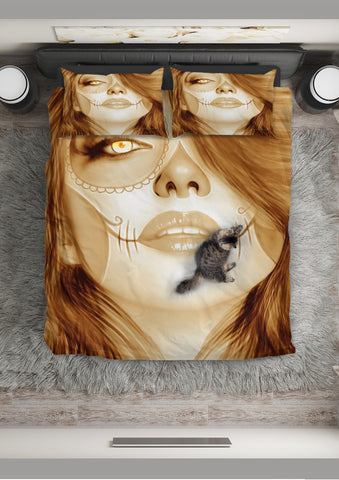 Calavera Fresh Look Design #3 Duvet Cover Set (Honey Tiger's Eye) - FREE SHIPPING Calavera Fresh Look Design #3 Duvet Cover Set (Honey Tiger's Eye) - FREE SHIPPING