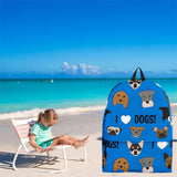 I Love Dogs Backpack (FPD Blue) - FREE SHIPPING I Love Dogs Backpack (FPD Blue) - FREE SHIPPING