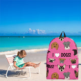 I Love Dogs Backpack (Richmond SPCA Dark Pink) - FREE SHIPPING I Love Dogs Backpack (Richmond SPCA Dark Pink) - FREE SHIPPING