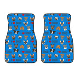 I Love Dogs Car Floor Mats (FPD Blue) - FREE SHIPPING I Love Dogs Car Floor Mats (FPD Blue) - FREE SHIPPING