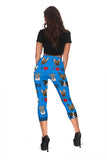 I Love Dogs Capri Leggings (FPD Blue) - FREE SHIPPING I Love Dogs Capri Leggings (FPD Blue) - FREE SHIPPING