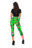 I Love Dogs Capri Leggings (FPD Green) - FREE SHIPPING I Love Dogs Capri Leggings (FPD Green) - FREE SHIPPING