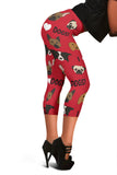 I Love Dogs Capri Leggings (Red) - FREE SHIPPING I Love Dogs Capri Leggings (Red) - FREE SHIPPING