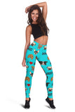 I Love Dogs Leggings (FPD Cyan) - FREE SHIPPING I Love Dogs Leggings (FPD Cyan) - FREE SHIPPING