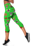 I Love Dogs Capri Leggings (FPD Green) - FREE SHIPPING I Love Dogs Capri Leggings (FPD Green) - FREE SHIPPING