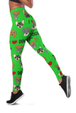 I Love Dogs Leggings (FPD Green) - FREE SHIPPING I Love Dogs Leggings (FPD Green) - FREE SHIPPING
