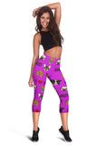 I Love Dogs Capri Leggings (FPD Lilac) - FREE SHIPPING I Love Dogs Capri Leggings (FPD Lilac) - FREE SHIPPING