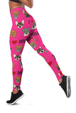 I Love Dogs Leggings (FPD Pink) - FREE SHIPPING I Love Dogs Leggings (FPD Pink) - FREE SHIPPING