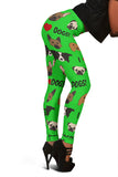 I Love Dogs Leggings (FPD Green) - FREE SHIPPING I Love Dogs Leggings (FPD Green) - FREE SHIPPING