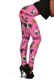 I Love Dogs Leggings (Richmond SPCA Dark Pink) - FREE SHIPPING I Love Dogs Leggings (Richmond SPCA Dark Pink) - FREE SHIPPING