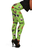 I Love Dogs Leggings (Richmond SPCA Green) - FREE SHIPPING I Love Dogs Leggings (Richmond SPCA Green) - FREE SHIPPING