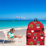 I Love Dogs Backpack - FREE SHIPPING