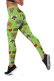 I Love Dogs Leggings (Richmond SPCA Green) - FREE SHIPPING I Love Dogs Leggings (Richmond SPCA Green) - FREE SHIPPING