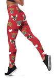I Love Dogs Leggings (Red) - FREE SHIPPING I Love Dogs Leggings (Red) - FREE SHIPPING