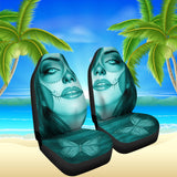 Calavera Fresh Look Design #3 Car Seat Covers (Ice Blue Aquamarine) - FREE SHIPPING Calavera Fresh Look Design #3 Car Seat Covers (Ice Blue Aquamarine) - FREE SHIPPING