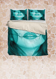 Calavera Fresh Look Design #3 Duvet Cover Set (Ice Blue Aquamarine) - FREE SHIPPING Calavera Fresh Look Design #3 Duvet Cover Set (Ice Blue Aquamarine) - FREE SHIPPING