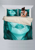 Calavera Fresh Look Design #3 Duvet Cover Set (Ice Blue Aquamarine) - FREE SHIPPING Calavera Fresh Look Design #3 Duvet Cover Set (Ice Blue Aquamarine) - FREE SHIPPING