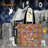 It's All About The Candy Halloween Trick Or Treat Cloth Tote Goody Bag It's All About The Candy Halloween Trick Or Treat Cloth Tote Goody Bag