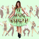 It's Charleston Time Party Midi Dress (Green) - FREE SHIPPING It's Charleston Time Party Midi Dress (Green) - FREE SHIPPING