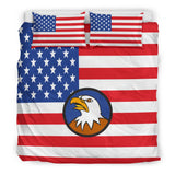 USA Flag Duvet Cover Set (Design #3) - FREE SHIPPING USA Flag Duvet Cover Set (Design #3) - FREE SHIPPING