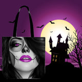 Calavera Fresh Retro Goth Look Design #4 Cloth Tote Bag! Calavera Fresh Retro Goth Look Design #4 Cloth Tote Bag!