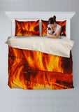 Log Fire Duvet Cover Set - FREE SHIPPING Log Fire Duvet Cover Set - FREE SHIPPING