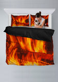 Log Fire Duvet Cover Set - FREE SHIPPING Log Fire Duvet Cover Set - FREE SHIPPING