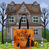 Master Witch Halloween Trick Or Treat Cloth Tote Goody Bag Master Witch Halloween Trick Or Treat Cloth Tote Goody Bag