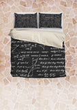 Mathematica Design #1 Duvet Cover Set (Black) - FREE SHIPPING Mathematica Design #1 Duvet Cover Set (Black) - FREE SHIPPING