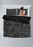 Mathematica Design #1 Duvet Cover Set (Black) - FREE SHIPPING Mathematica Design #1 Duvet Cover Set (Black) - FREE SHIPPING