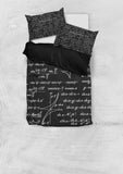 Mathematica Design #1 Duvet Cover Set (Black) - FREE SHIPPING Mathematica Design #1 Duvet Cover Set (Black) - FREE SHIPPING