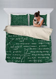Mathematica Design #1 Duvet Cover Set (Green) - FREE SHIPPING Mathematica Design #1 Duvet Cover Set (Green) - FREE SHIPPING