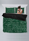 Mathematica Design #1 Duvet Cover Set (Green) - FREE SHIPPING Mathematica Design #1 Duvet Cover Set (Green) - FREE SHIPPING