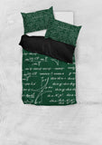 Mathematica Design #1 Duvet Cover Set (Green) - FREE SHIPPING Mathematica Design #1 Duvet Cover Set (Green) - FREE SHIPPING
