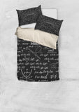 Mathematica Design #2 Duvet Cover Set (Black) - FREE SHIPPING Mathematica Design #2 Duvet Cover Set (Black) - FREE SHIPPING