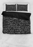 Mathematica Design #2 Duvet Cover Set (Black) - FREE SHIPPING Mathematica Design #2 Duvet Cover Set (Black) - FREE SHIPPING