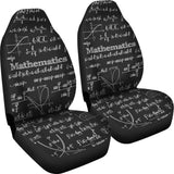 Mathematica Car Seat Covers Design #2 Black Chalkboard - FREE SHIPPING Mathematica Car Seat Covers Design #2 Black Chalkboard - FREE SHIPPING