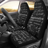 Mathematica Car Seat Covers Design #2 Black Chalkboard - FREE SHIPPING Mathematica Car Seat Covers Design #2 Black Chalkboard - FREE SHIPPING
