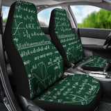Mathematica Car Seat Covers Design #2 Green Chalkboard - FREE SHIPPING Mathematica Car Seat Covers Design #2 Green Chalkboard - FREE SHIPPING